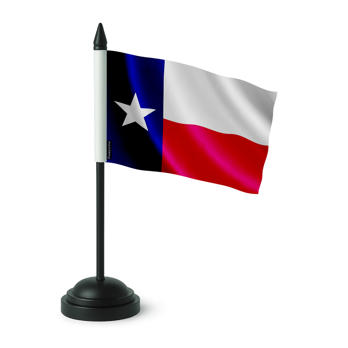 Drapeau de table texas en polyester - pixelforma