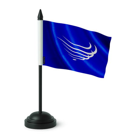 Drapeau de table union des nations sud-américaines en polyester - pixelforma