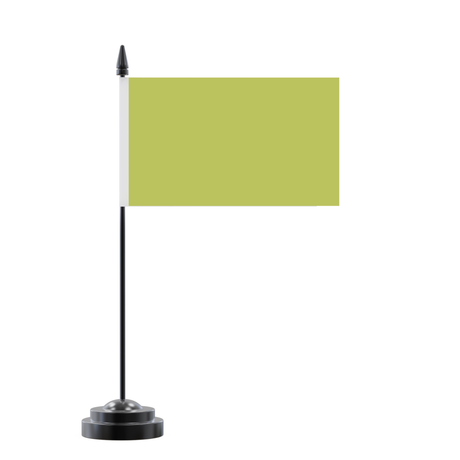 Drapeau de table vert clair en polyester - pixelforma