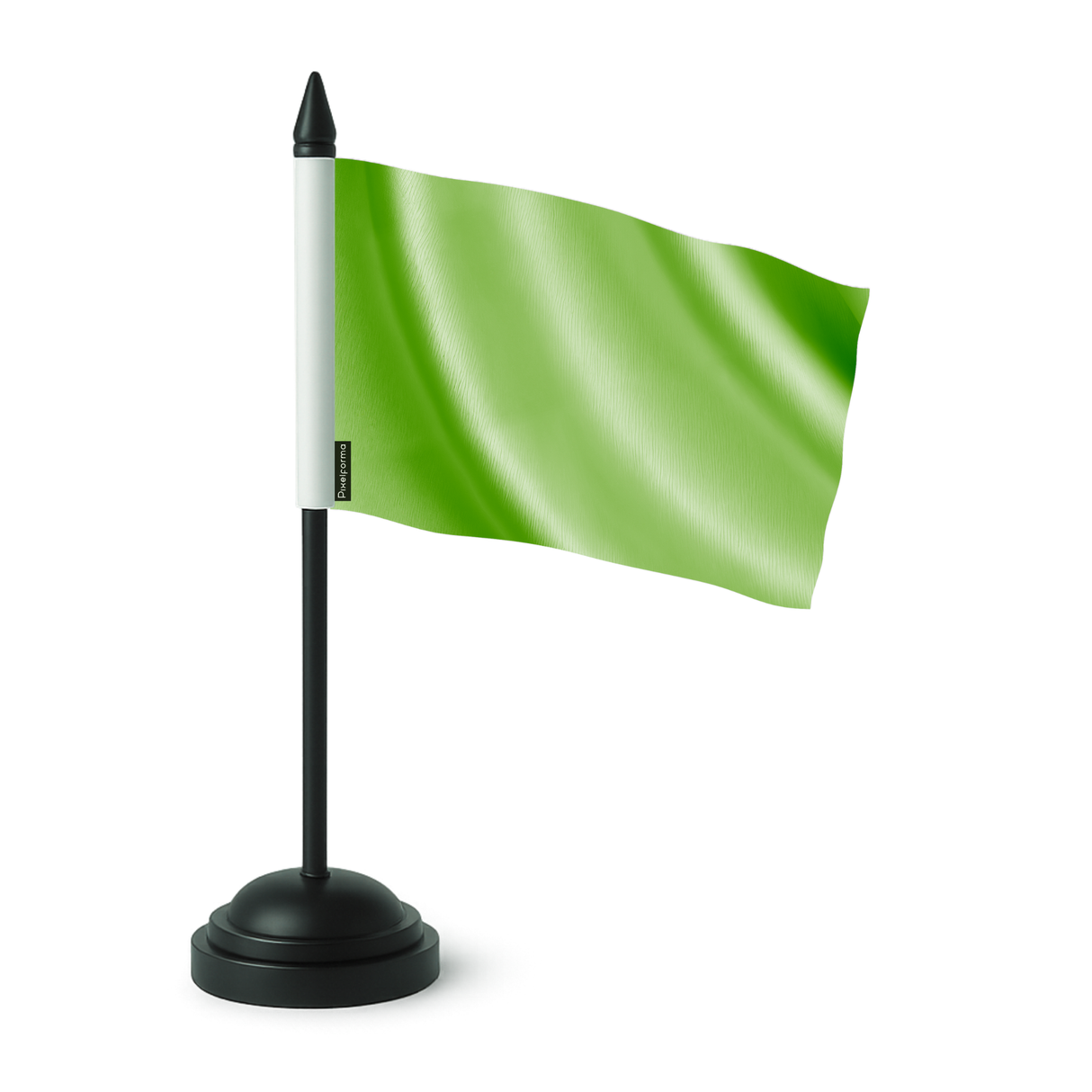 Drapeau de table vert en polyester - pixelforma