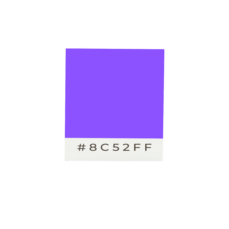 Drapeau de table violet en polyester - pixelforma