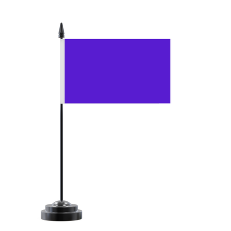 Drapeau de table violet foncé en polyester - pixelforma