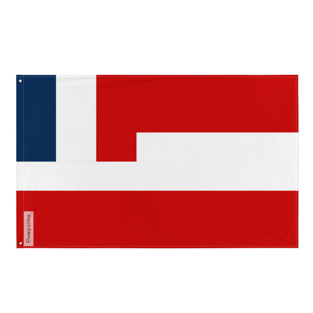 Drapeau de Tahiti sous protectorat français en plusieurs tailles 100 % polyester Imprimer avec Double ourlet - Pixelforma