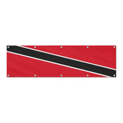 Drapeau de Trinité-et-Tobago grand format XL en polyester avec dix œillets