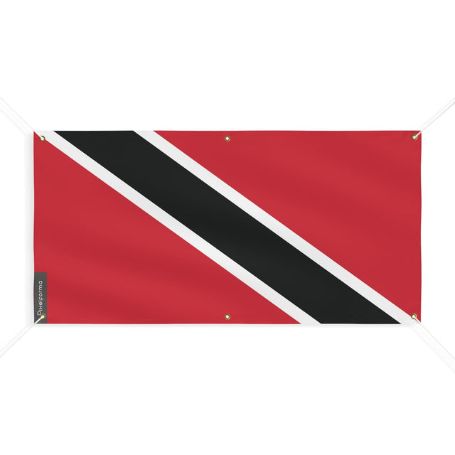 Drapeau de Trinité-et-Tobago 6 Oeillets en plusieurs tailles - Pixelforma