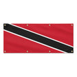 Drapeau trinité-et-tobago polyester résistant œillets
