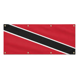 Drapeau trinité-et-tobago polyester résistant œillets