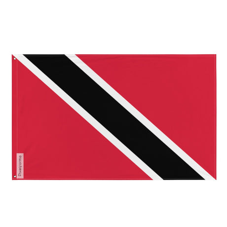 Trinidad and Tobago Flag in Multiple Sizes 100% Polyester Print with Double Hem - Pixelforma