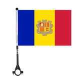 Andorra Polyester Bike Flag - Pixelforma