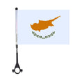 Cyprus Polyester Bike Flag - Pixelforma