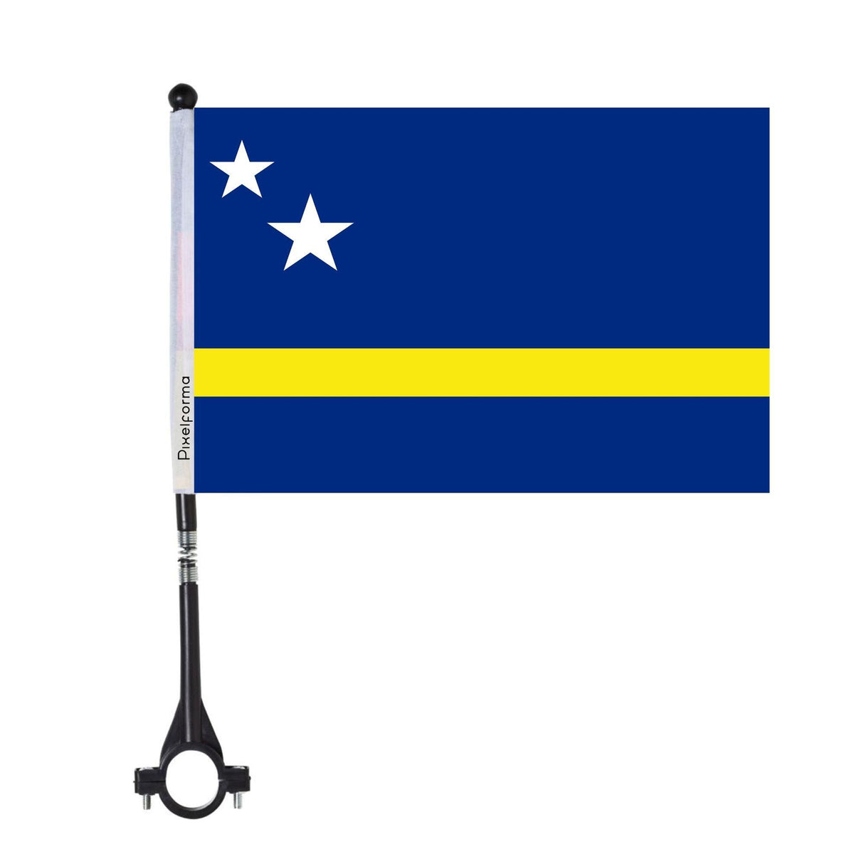 Drapeau de vélo de Curaçao en polyester - Pixelforma