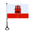Polyester Gibraltar Bike Flag - Pixelforma