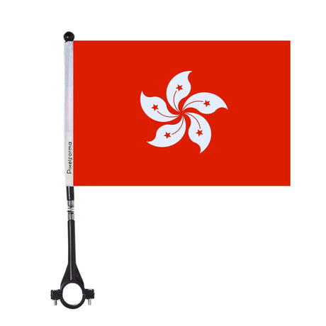 Drapeau de vélo de Hong Kong en polyester - Pixelforma