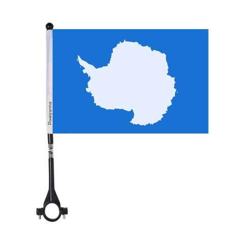 Drapeau de vélo de l'Antarctique en polyester - Pixelforma