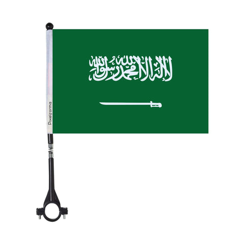 Drapeau de vélo de l'Arabie saoudite en polyester - Pixelforma