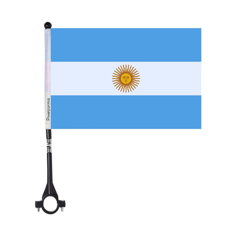 Drapeau de vélo de l'Argentine en polyester - Pixelforma