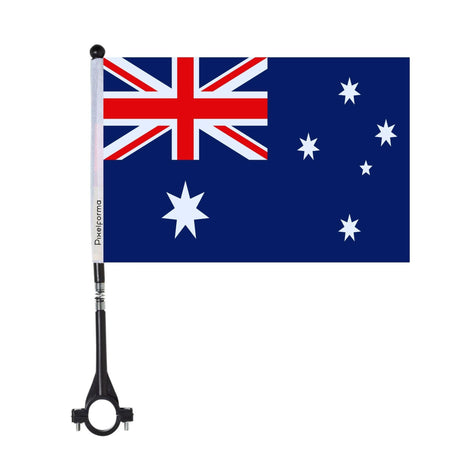 Drapeau de vélo de l'Australie en polyester - Pixelforma