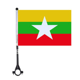 Myanmar Polyester Bicycle Flag - Pixelforma