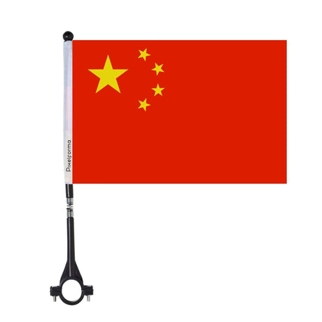 Drapeau de vélo de la Chine en polyester - Pixelforma