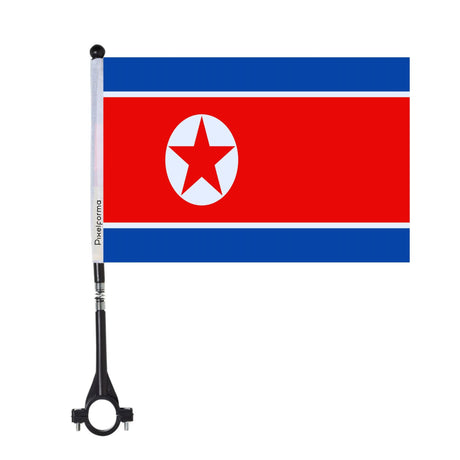 North Korea Polyester Bike Flag - Pixelforma