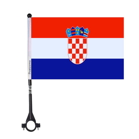 Croatia Polyester Bike Flag - Pixelforma