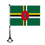 Dominica Polyester Bike Flag - Pixelforma