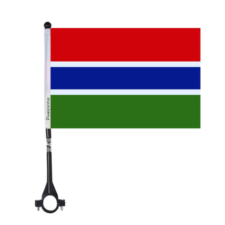 Gambia Polyester Bike Flag - Pixelforma