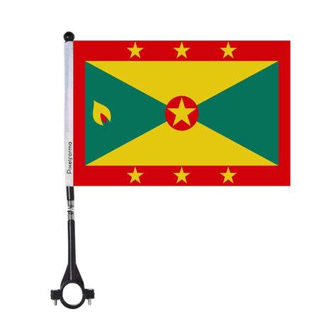 Polyester Grenada Bike Flag - Pixelforma