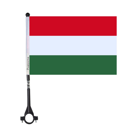 Hungary Polyester Bike Flag - Pixelforma
