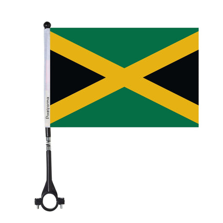 Polyester Jamaica Bike Flag - Pixelforma