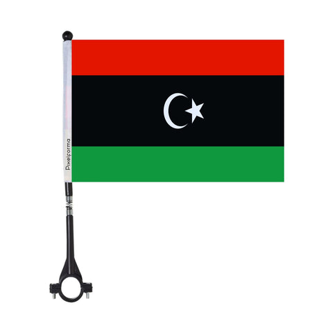 Libya Polyester Bike Flag - Pixelforma