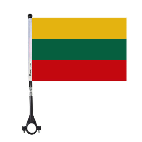 Lithuania Polyester Bike Flag - Pixelforma