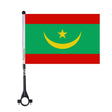 Mauritania Polyester Bike Flag - Pixelforma