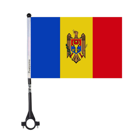 Moldova Polyester Bike Flag - Pixelforma