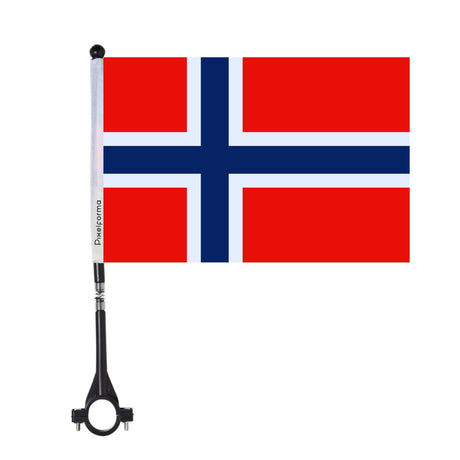 Norway Polyester Bike Flag - Pixelforma