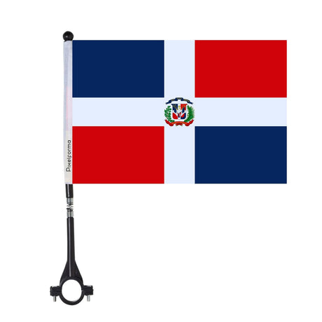Polyester Dominican Republic Bike Flag - Pixelforma
