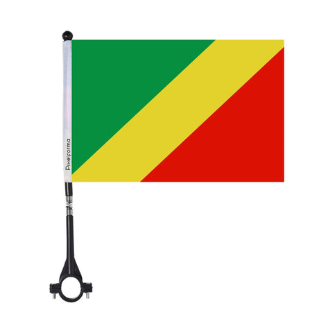 Republic of Congo Polyester Bike Flag - Pixelforma