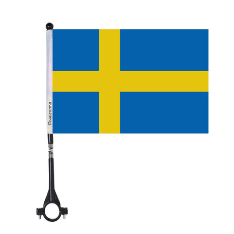 Polyester Sweden Bike Flag - Pixelforma
