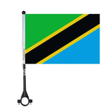 Tanzania Polyester Bike Flag - Pixelforma