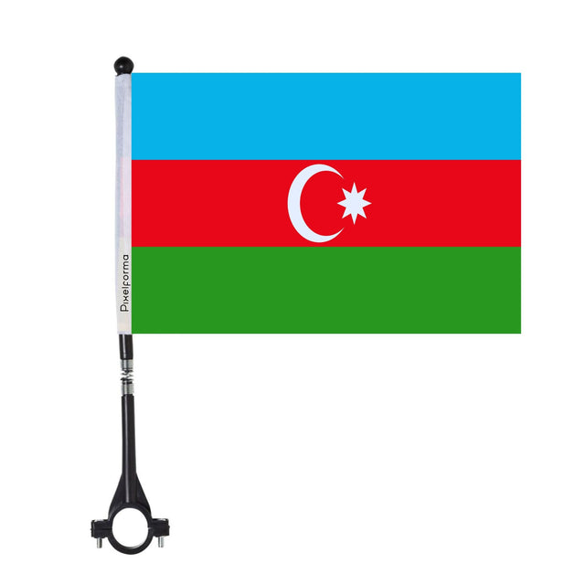 Azerbaijan Polyester Bicycle Flag - Pixelforma