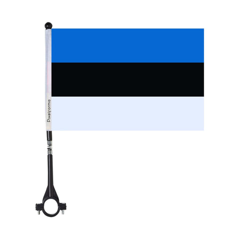 Estonia Polyester Bike Flag - Pixelforma