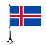 Iceland Polyester Bike Flag - Pixelforma
