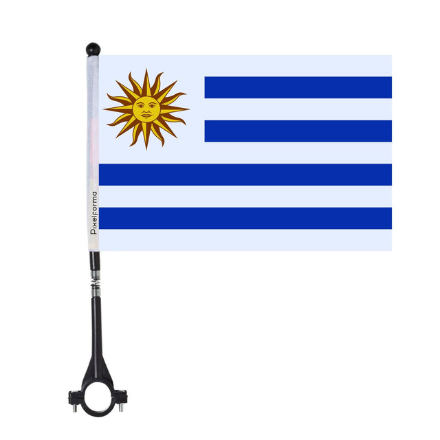Polyester Uruguay Bike Flag - Pixelforma