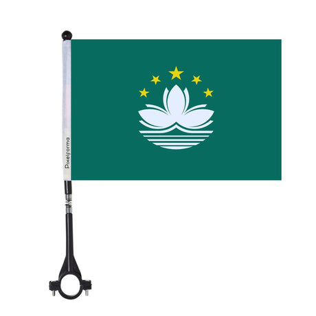 Drapeau de vélo de Macao en polyester - Pixelforma