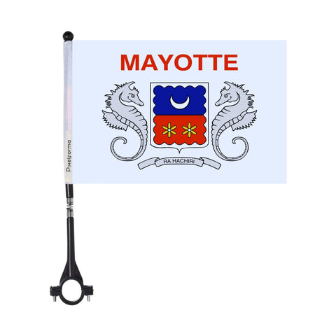 Polyester Mayotte Bike Flag - Pixelforma