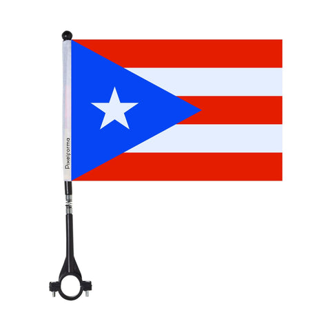 Puerto Rico Polyester Bike Flag - Pixelforma
