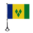 Saint Vincent and the Grenadines Polyester Bike Flag - Pixelforma