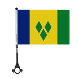 Drapeau de vélo de Saint-Vincent-et-les-Grenadines en polyester - Pixelforma