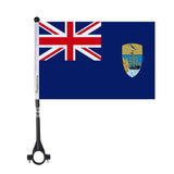 Drapeau de vélo de Sainte-Hélène, Ascension et Tristan da Cunha en polyester - Pixelforma 