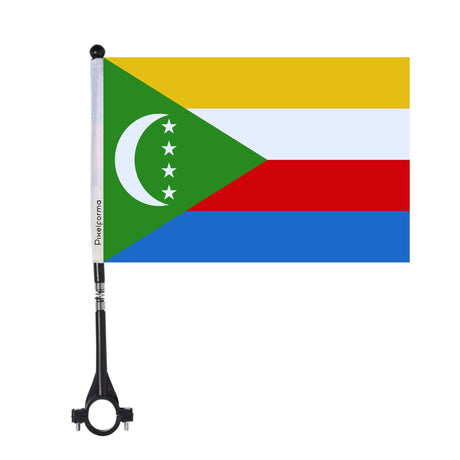 Comoros Polyester Bike Flag - Pixelforma